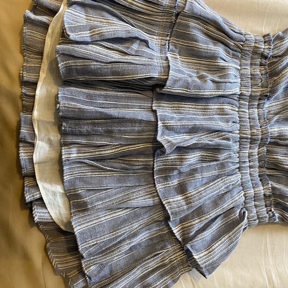 LOVESHACKFANCY STRIPED RUFFLE RACERBACK MINI DRESS - Picture 9 of 12